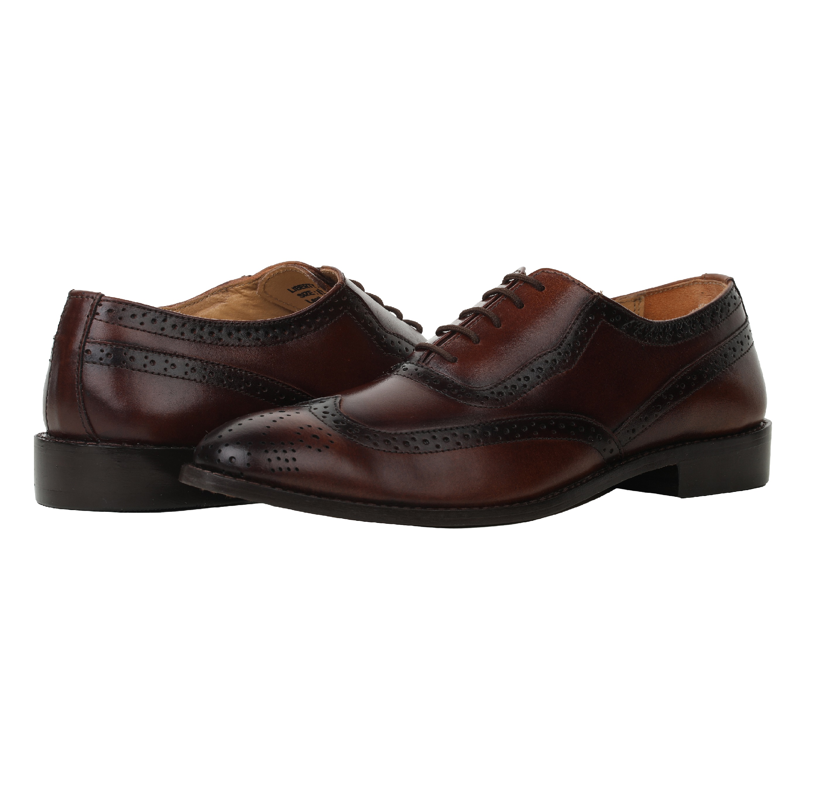 Wing Tip Lace Up Oxford Dress Shoes 