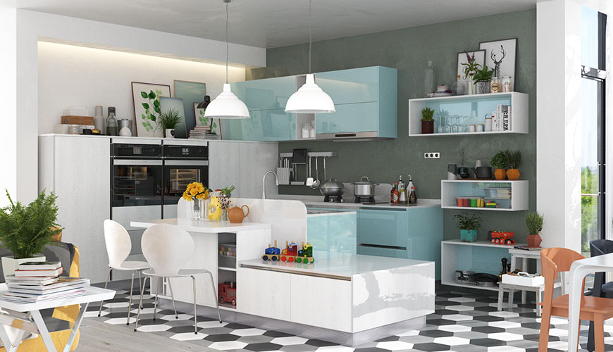 High Gloss Kitchen Cabinets Pros And Cons Furnishing1 Com